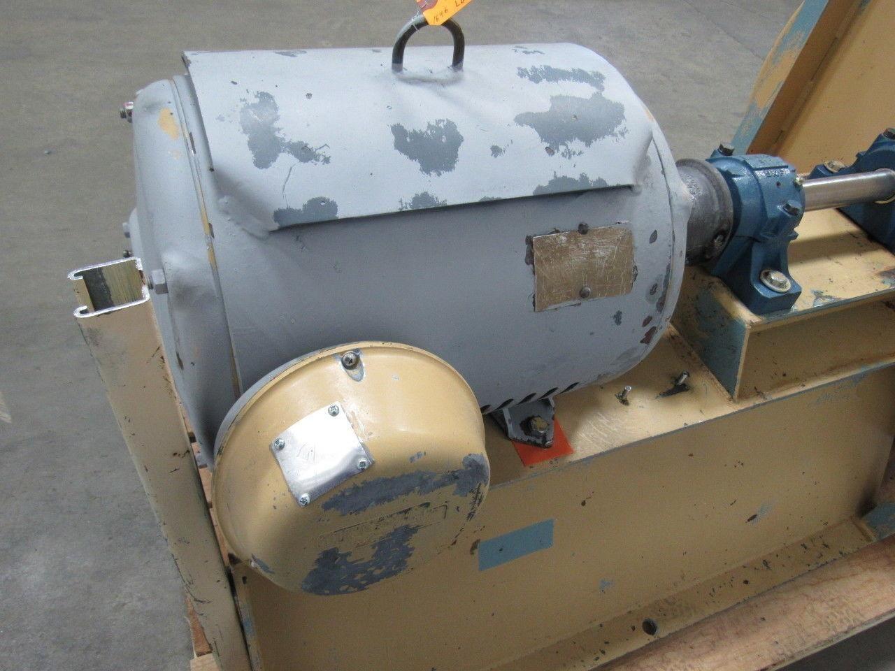 60HP Industrial Blower 24" Dia Wheel 14"dia inlet 19" Outlet 230/460V 3510 RPM
