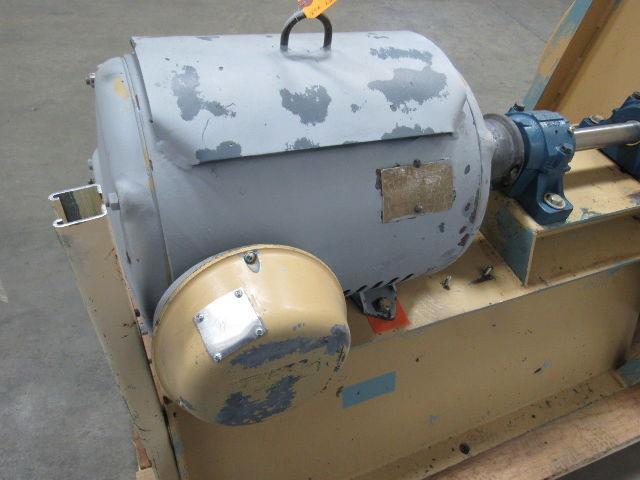 60HP Industrial Blower 24" Dia Wheel 14"dia inlet 19" Outlet 230/460V 3510 RPM