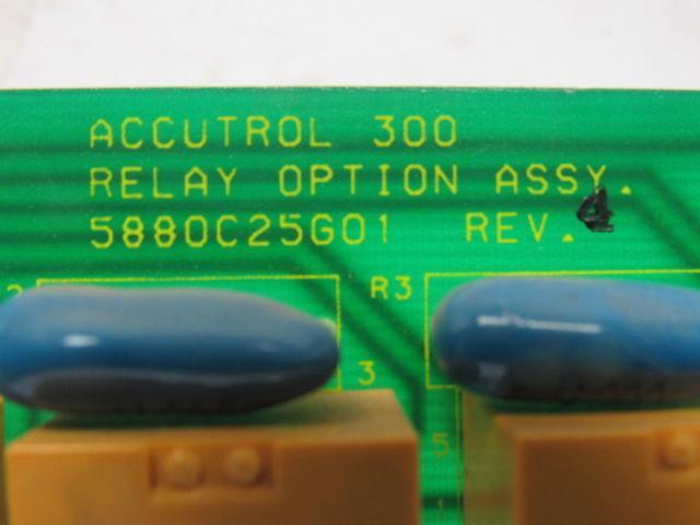 Westinghouse Accutrol 300 5880C25G01 Rev 4 Relay Option Board