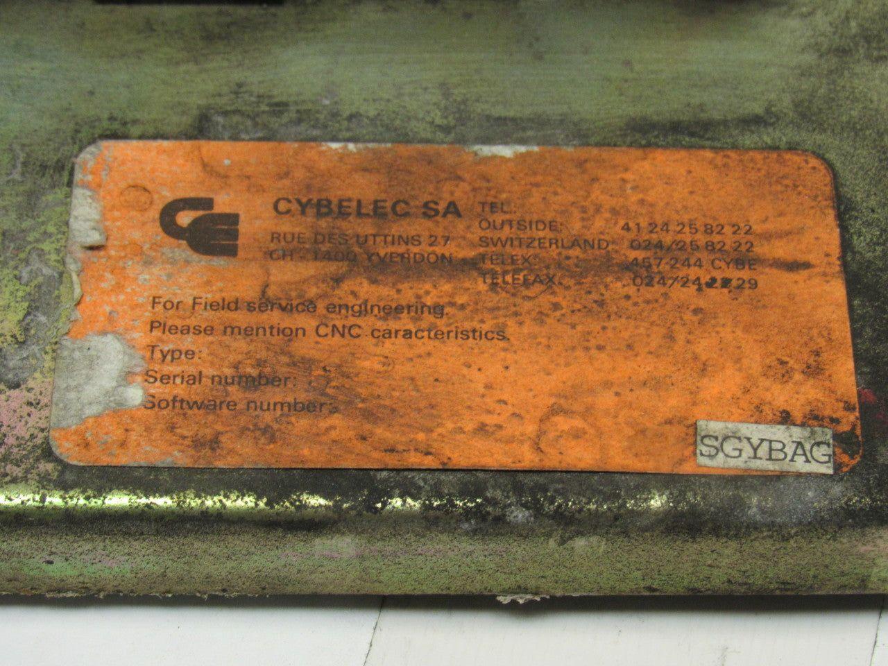 Cybelec CNC-7000 12" Computer Monitor W/Burn In Image