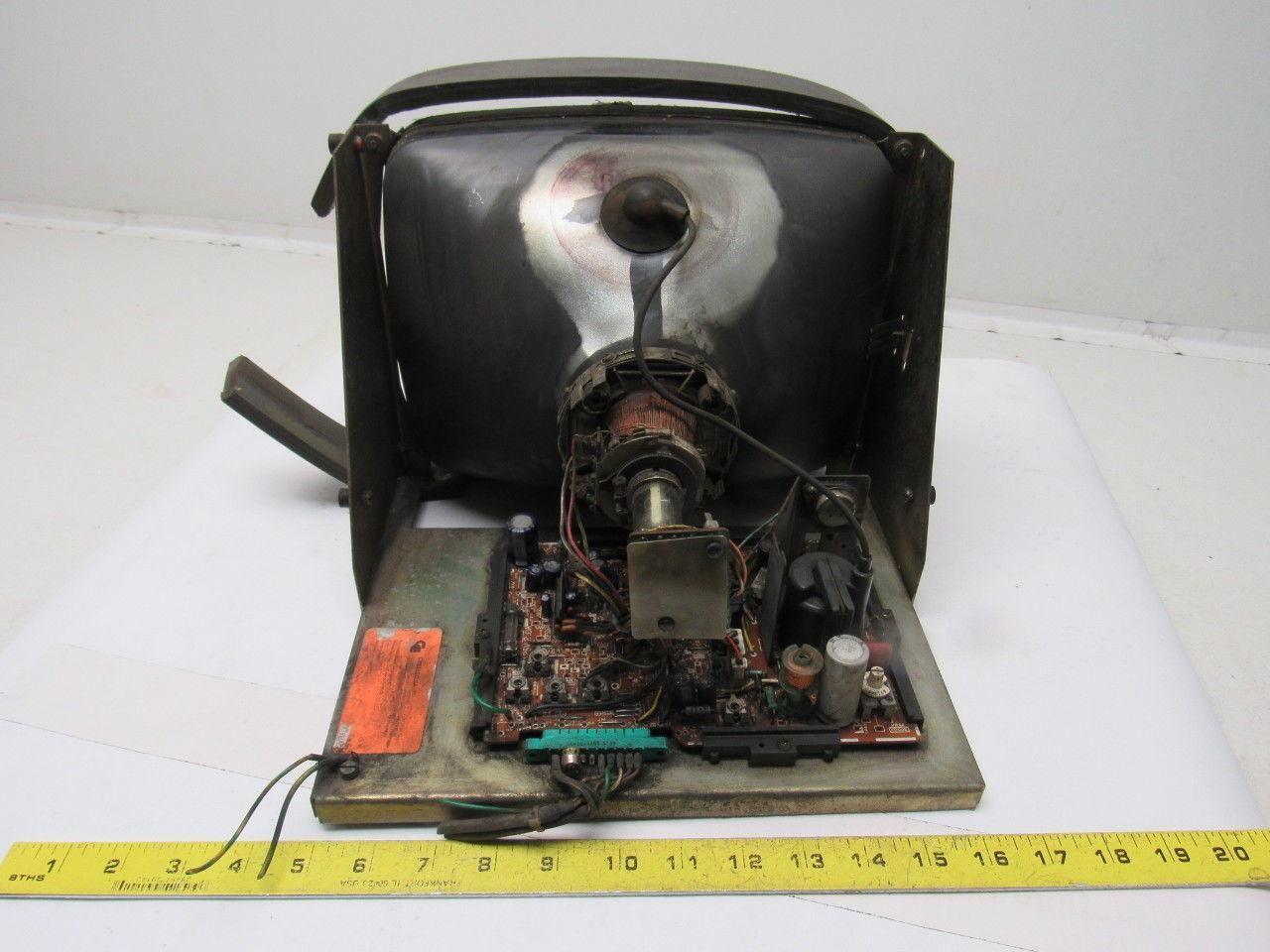 Cybelec CNC-7000 12" Computer Monitor W/Burn In Image
