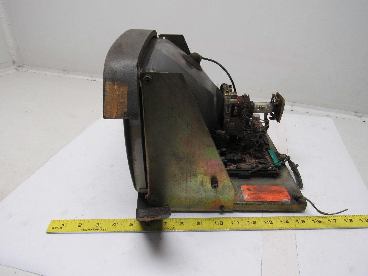 Cybelec CNC-7000 12" Computer Monitor W/Burn In Image