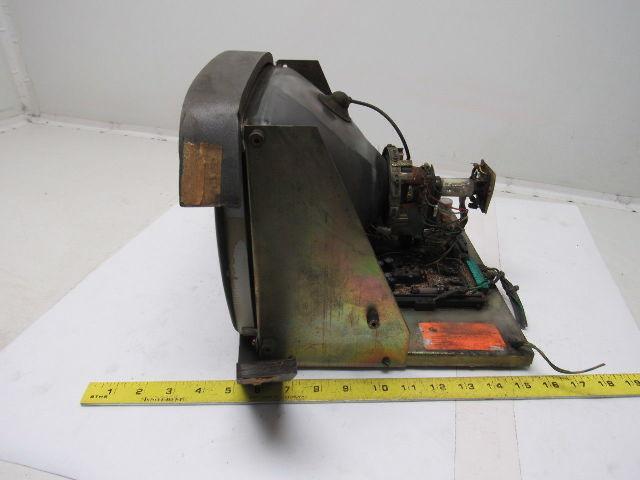 Cybelec CNC-7000 12" Computer Monitor W/Burn In Image
