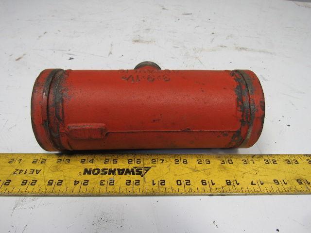 Victaulic No. 29 Grooved Pipe Reducing Tee Threaded Branch 3x3x1-1/2" NPT