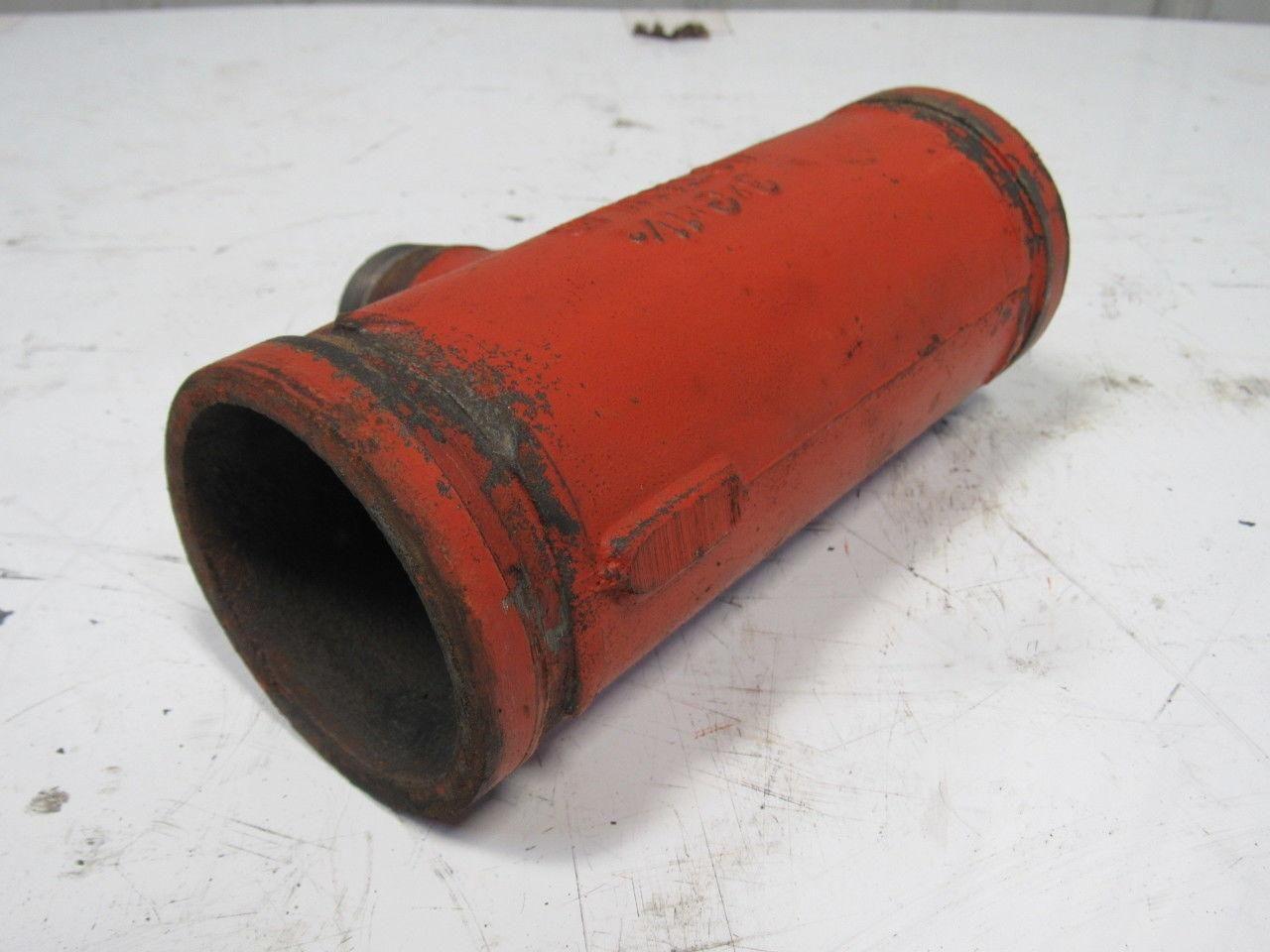 Victaulic No. 29 Grooved Pipe Reducing Tee Threaded Branch 3x3x1-1/2" NPT