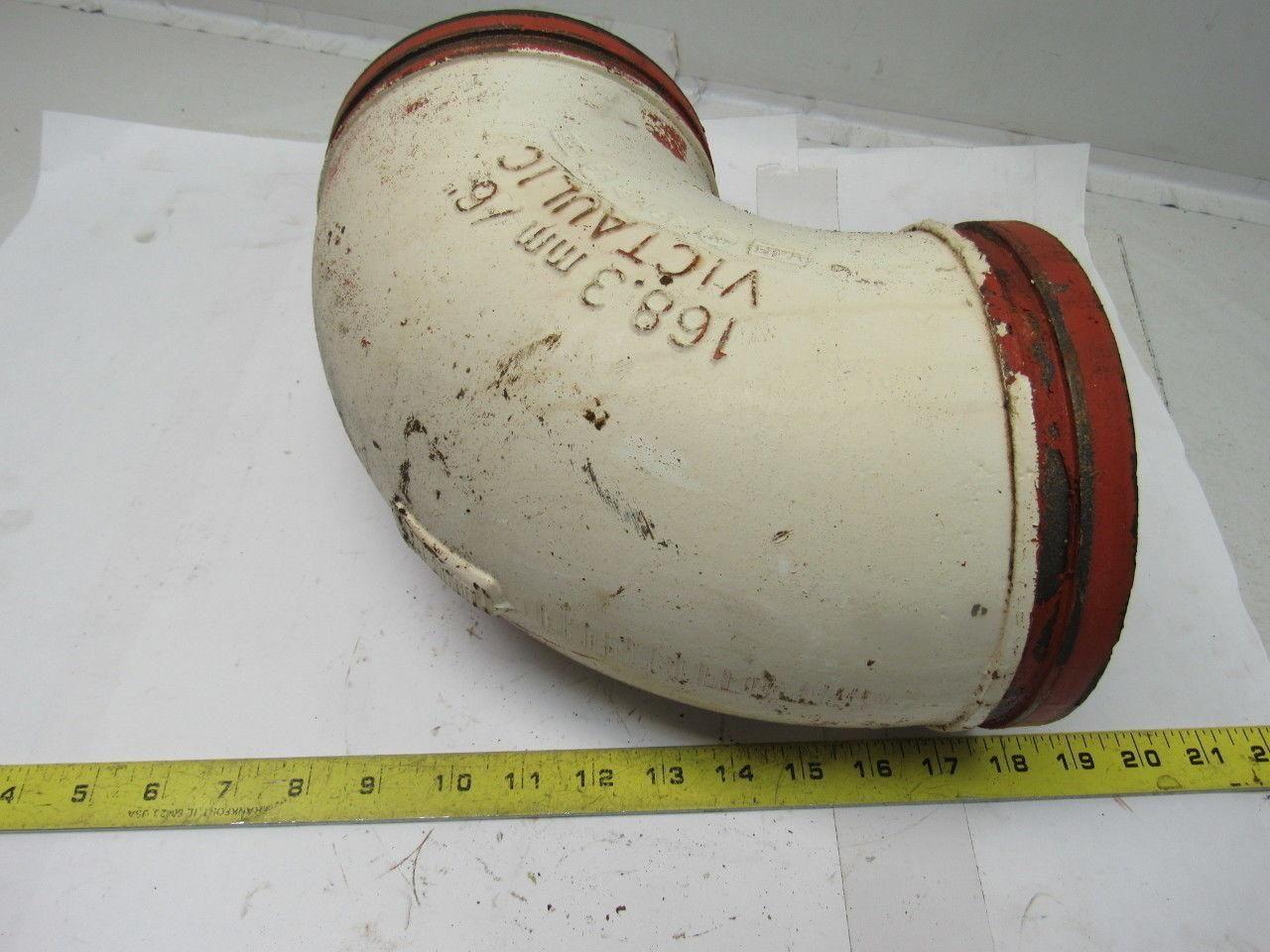 Victaulic No.10 6" 90° Grooved End Elbow Pipe Fitting 168.3mm