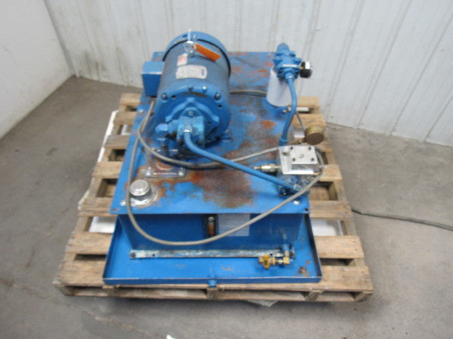 Eaton Vickers PSSCA1030V013 7-1/2Hp Hydraulic Power Unit 40 Gal 230/460V