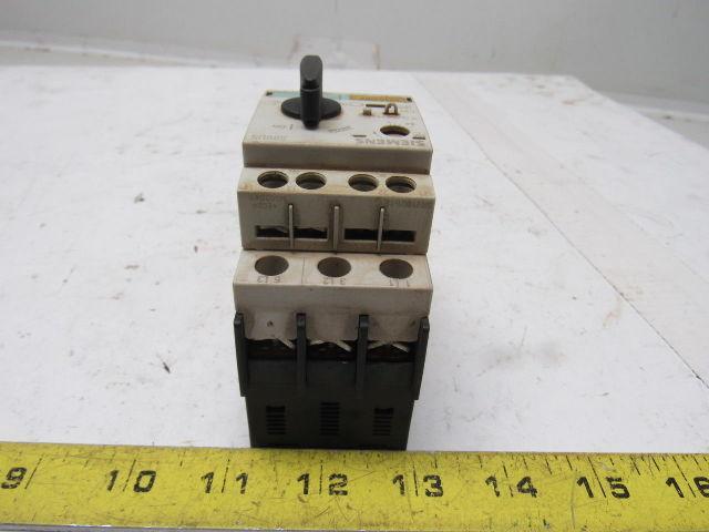 Siemens 3RV1421-1JA10 575V 10Hp 7-10A Trip Range Manual Motor Starter