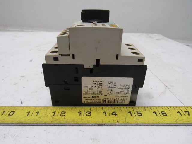 Siemens 3RV1421-1JA10 575V 10Hp 7-10A Trip Range Manual Motor Starter