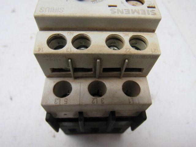Siemens 3RV1421-1JA10 575V 10Hp 7-10A Trip Range Manual Motor Starter