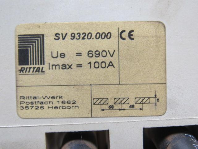 Rittal SV 9320.000 690V 100A Max 3 Pole Component Adaptor