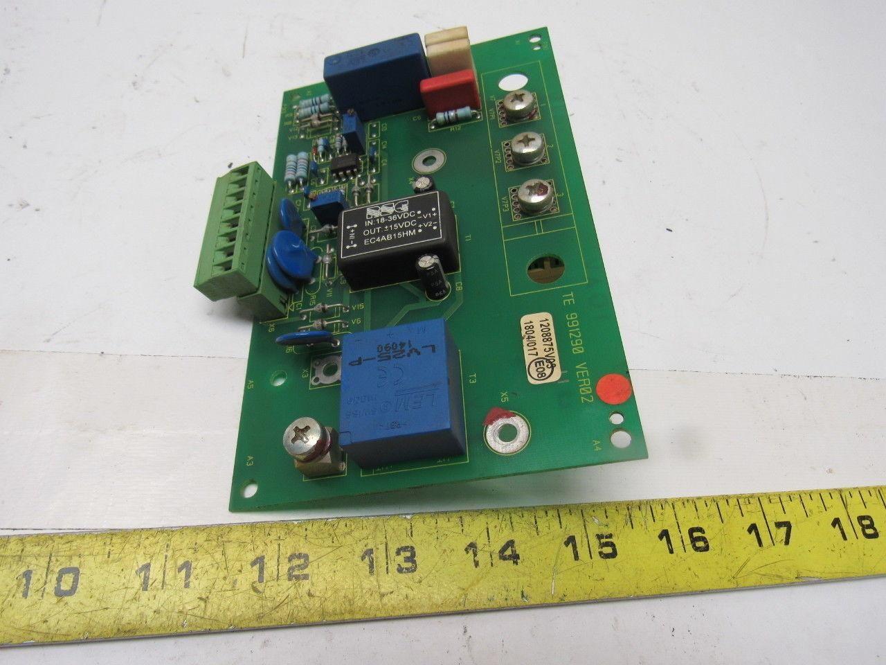 Huttinger Elektronik TE 991290 VER02 Circuit Board From a Trumpf L3030 Laser