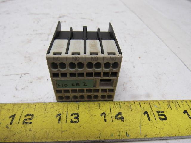 Siemens 3RH1911-2HA22 10A 240V Auxiliary Contact Lot Of 3