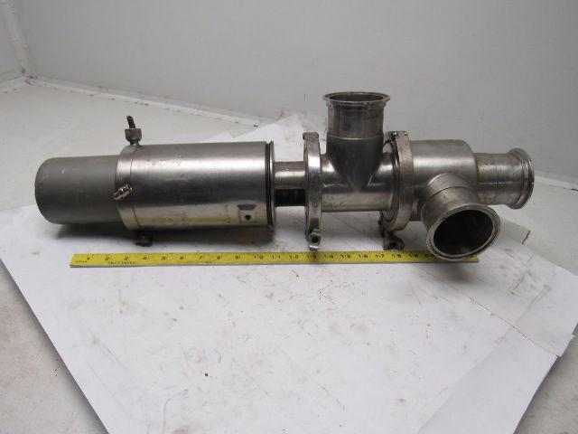 APC 3" 3A Air Operated Sanitary Divert Valve