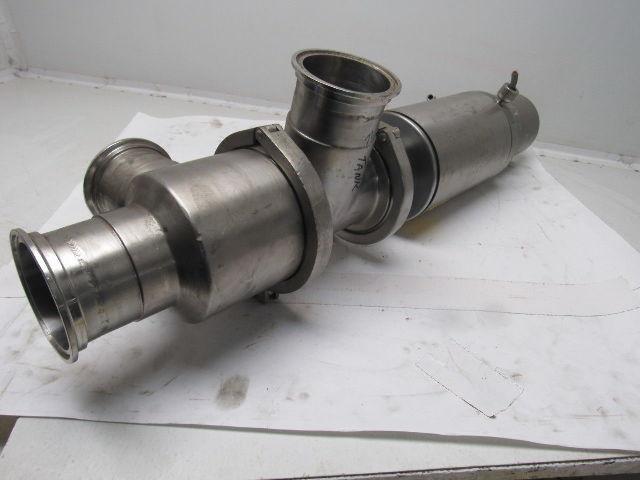 APC 3" 3A Air Operated Sanitary Divert Valve