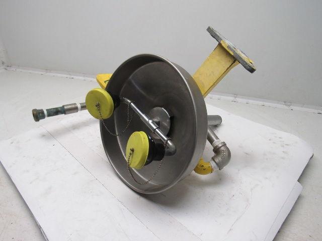 Bradley Stainless Steel Wall Mount Emergency Eye Wash Sink Station