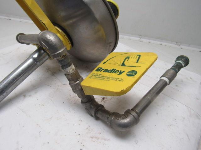 Bradley Stainless Steel Wall Mount Emergency Eye Wash Sink Station
