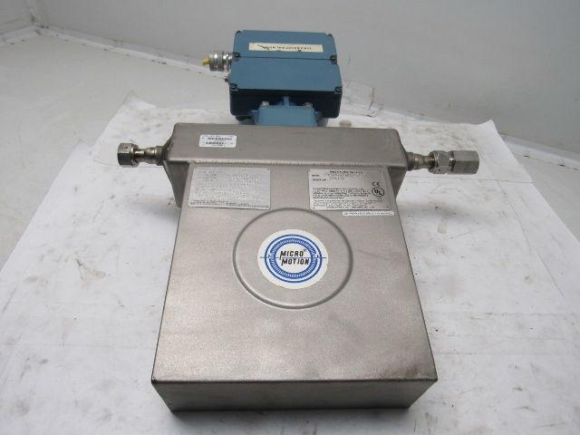 Micro Motion F025S319SIAUEZZZZ 20-30 VDC Mass Flow Meter Transmitter 1450 PSI