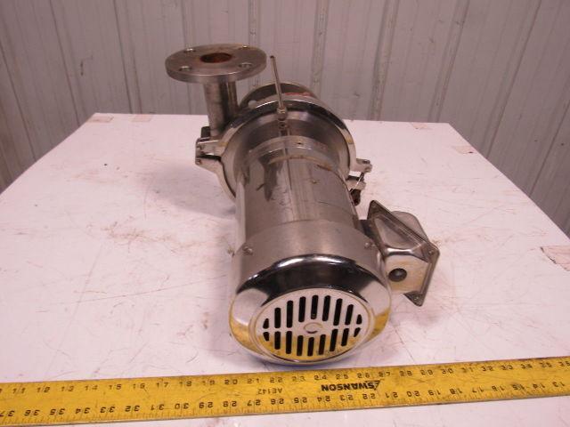 Sterling XBY154PJA 2-1/2" x 2" 1-1/2Hp 208-230/460V Sanitary Centrifugal SS Pump