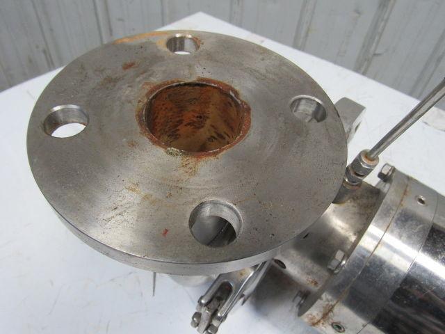 Sterling XBY154PJA 2-1/2" x 2" 1-1/2Hp 208-230/460V Sanitary Centrifugal SS Pump