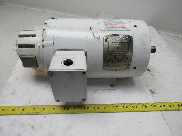 Baldor IDWNM3546T 1Hp Electric Motor Washdown 230/460V 3Ph 143TC Frame 1750 RPM