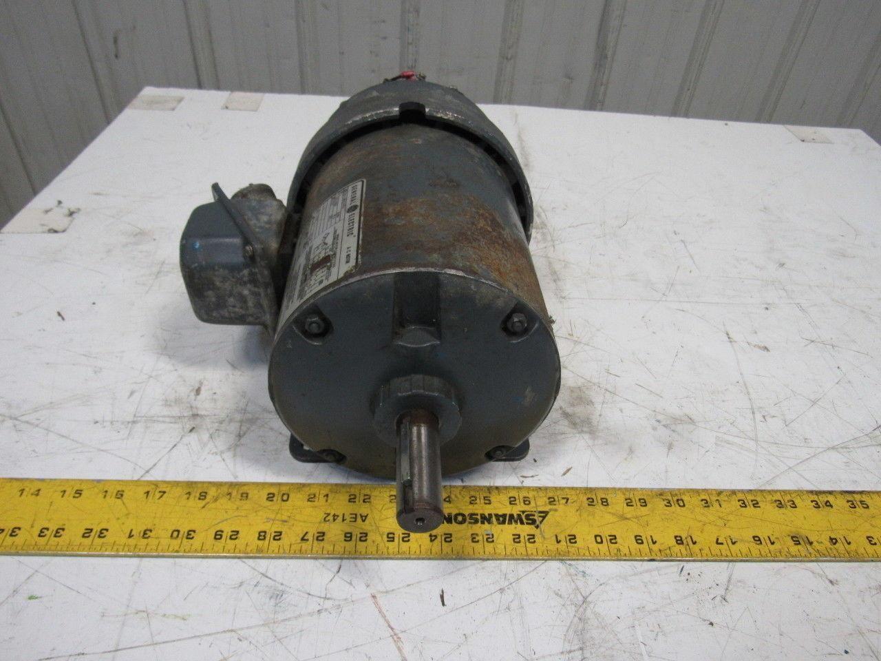 General Electric 5K43MG8090 1Hp 1725RPM 230/460V 7/8" Shaft Motor W/ Brake Parts