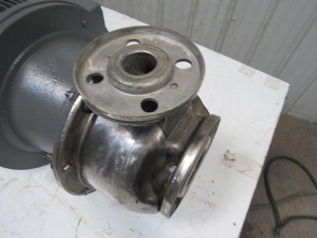 Brook Hansen WD160LH 25Hp 3520RPM 480V Motor W/SS Flange Centrifugal Pump Head