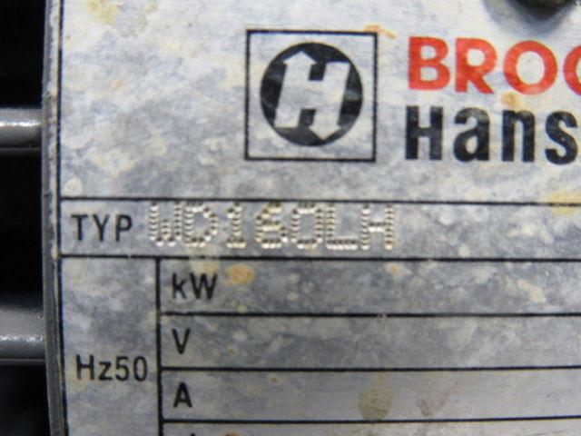 Brook Hansen WD160LH 25Hp 3520RPM 480V Motor W/SS Flange Centrifugal Pump Head