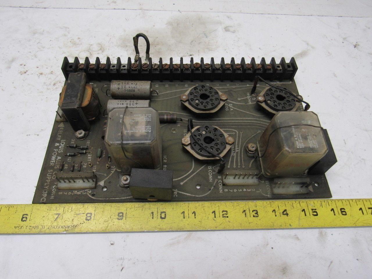 Louis Allis 5Y902-0100 Relay & Power Supply Circuit Board