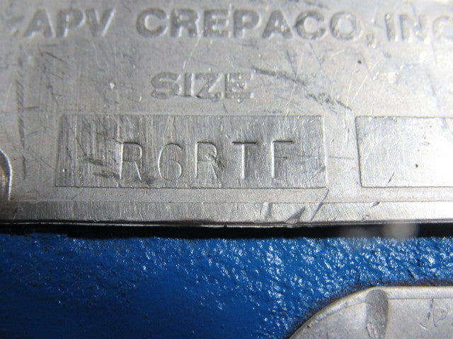 APV Crepaco R6RTF Positive Displacement Pump Stainless Steel Sanitary