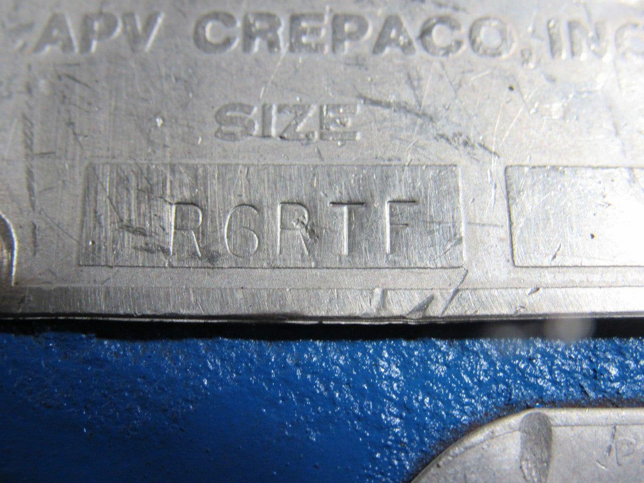 APV Crepaco R6RTF Positive Displacement Pump Stainless Steel Sanitary