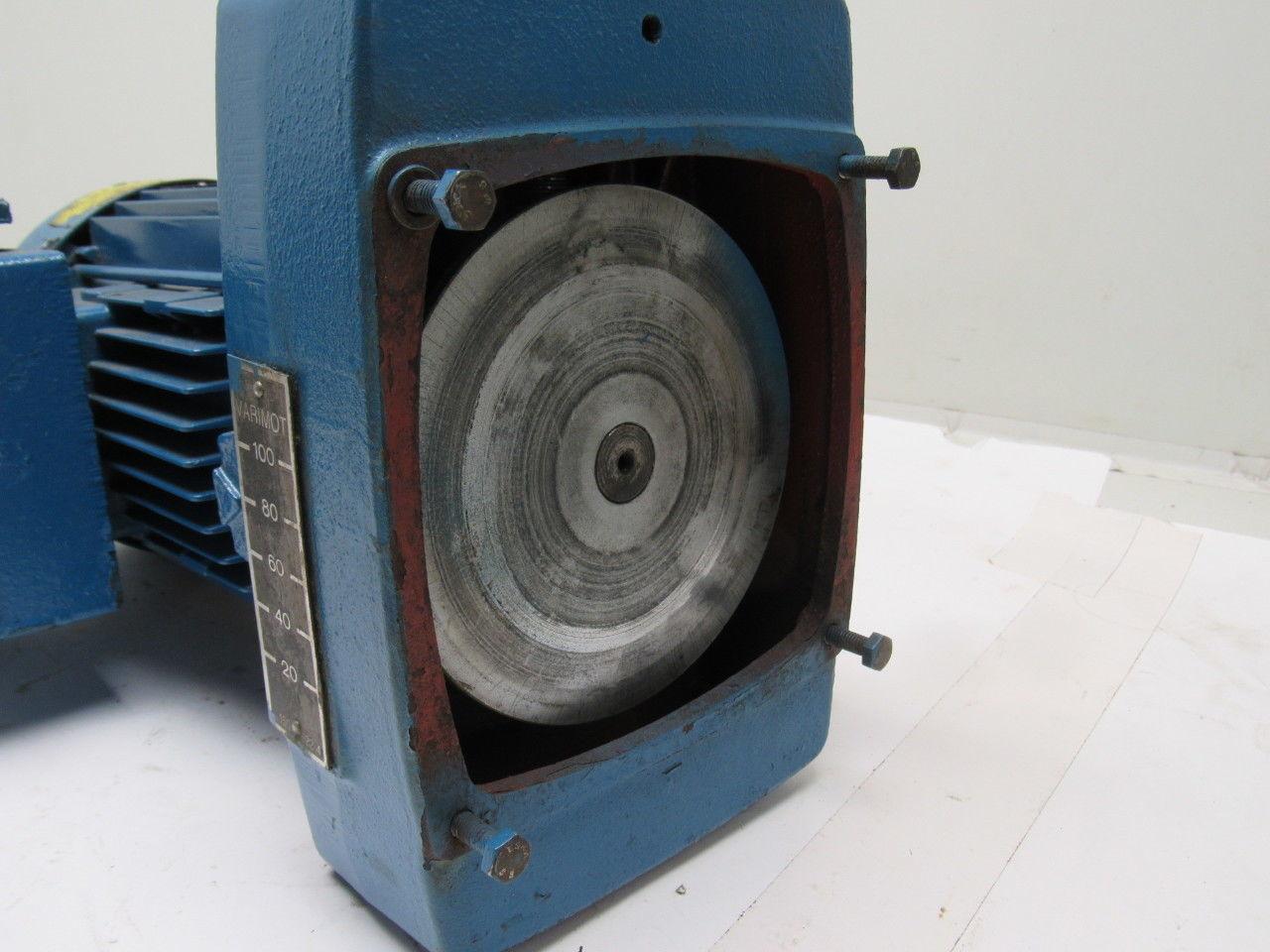 Sew Eurodrive DF12BDT80K4 1/2-3/4Hp 2250/450RPM 230/460V Varimot Speed Drive