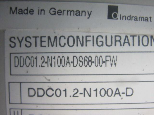 Indramat DDC01.2-N100A-DS68-00-FW Servo AC Controller W/ 4 Cards