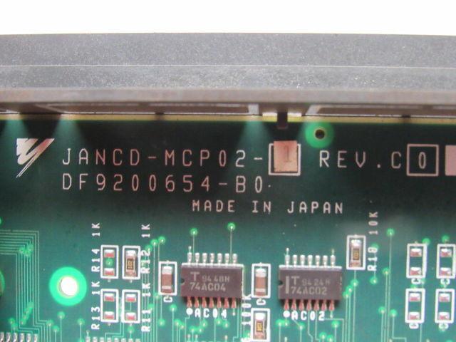 Yaskawa JANCD-MCP02-1 Rev. C0 DF9200654-B0 Motoman Circuit Board Card