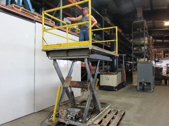 American Lifts T1-60-040 2000LB Cap Scissor Dock Lift 96x60" Top 24" Side Slide