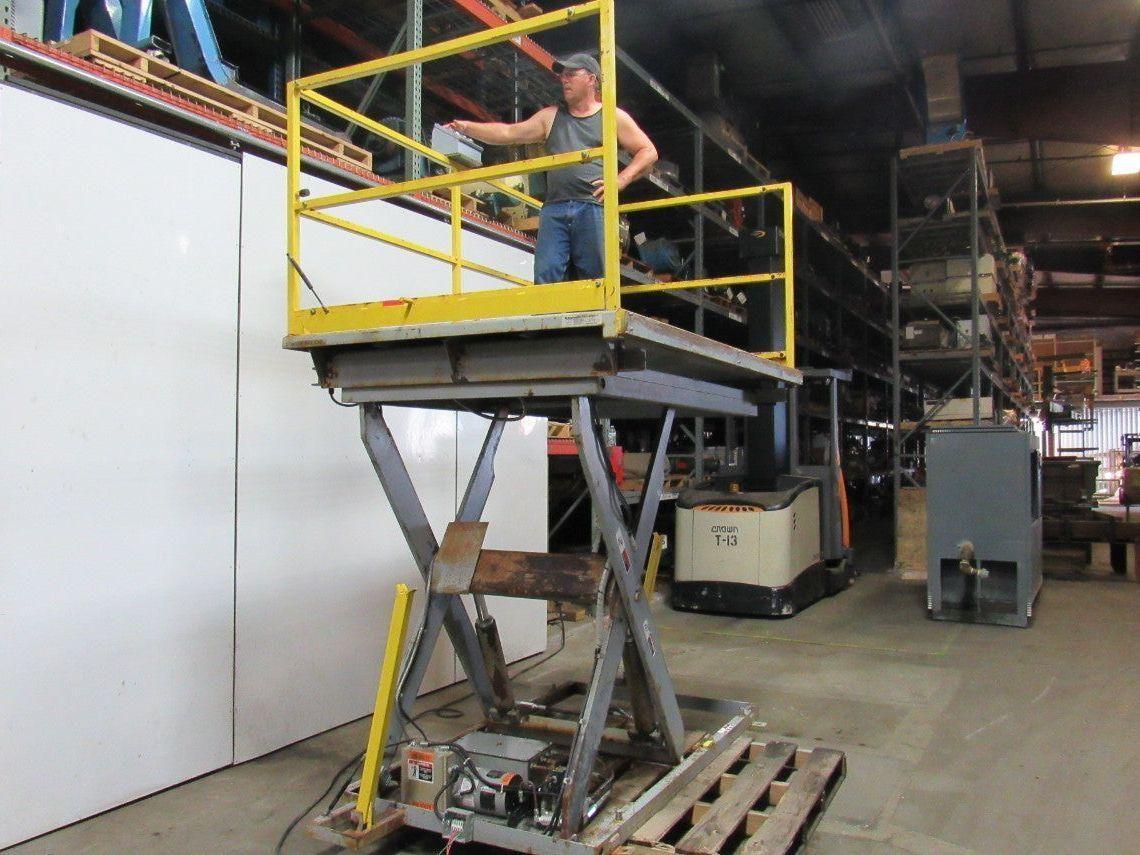 American Lifts T1-60-040 2000LB Cap Scissor Dock Lift 96x60" Top 24" Side Slide