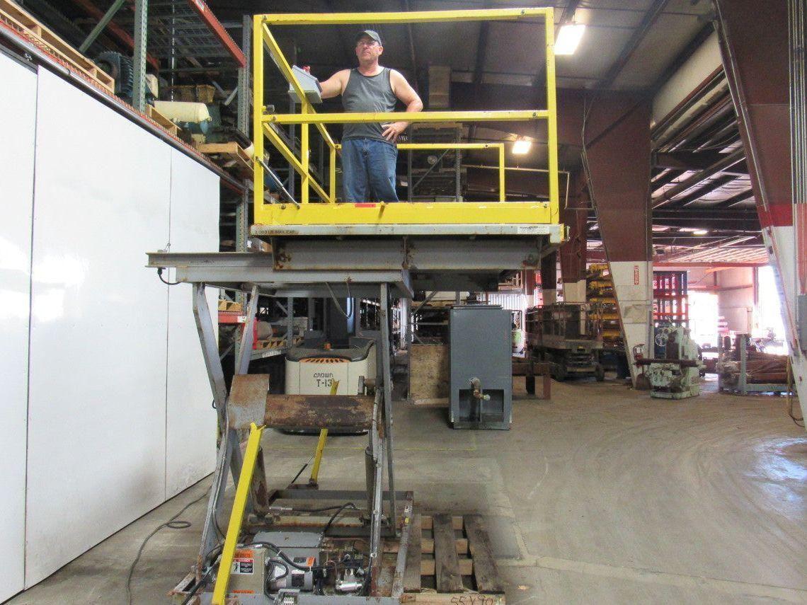 American Lifts T1-60-040 2000LB Cap Scissor Dock Lift 96x60" Top 24" Side Slide