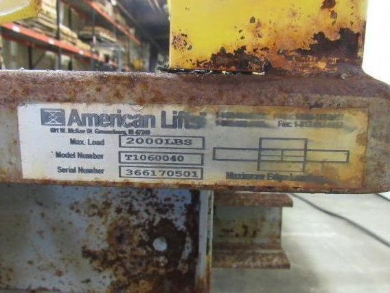 American Lifts T1-60-040 2000LB Cap Scissor Dock Lift 96x60" Top 24" Side Slide