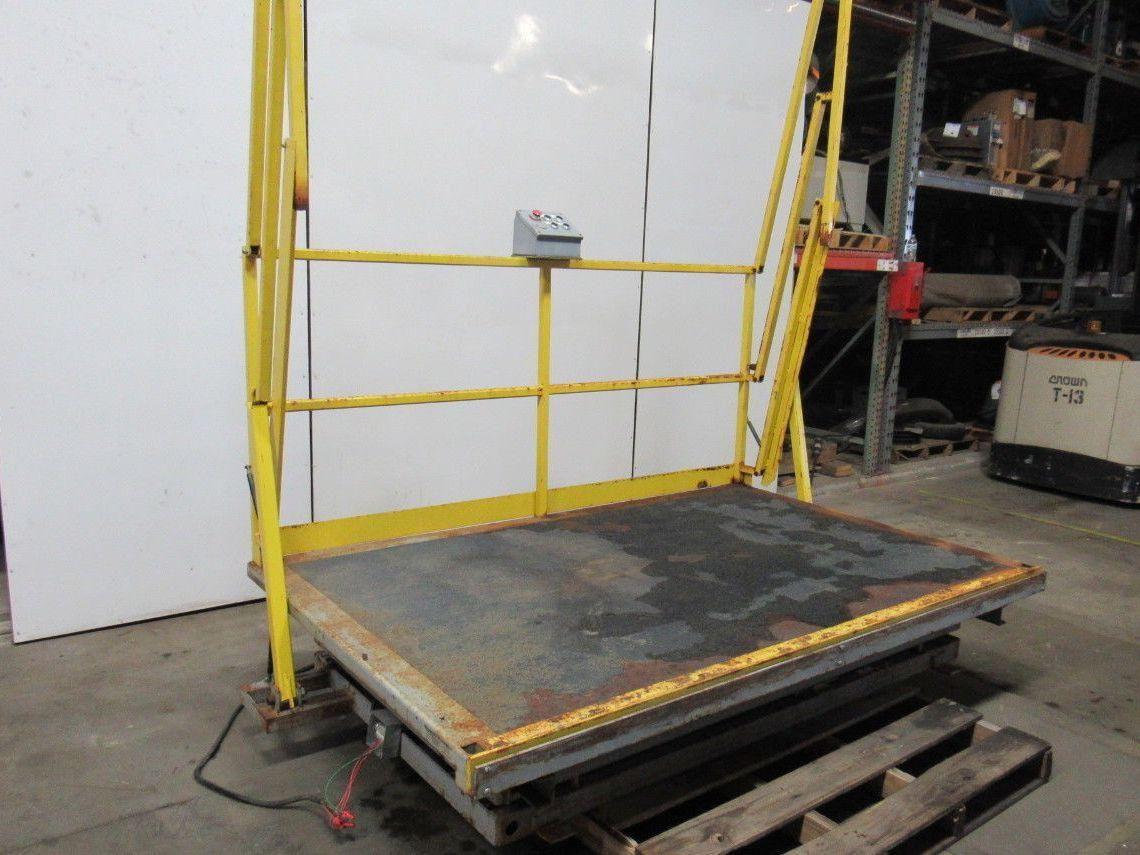 American Lifts T1-60-040 2000LB Cap Scissor Dock Lift 96x60" Top 24" Side Slide
