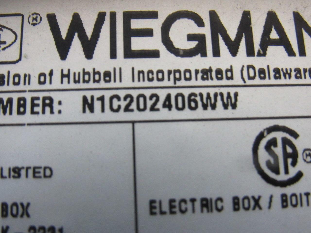 Wiegmann N1C202406WW 20x24x6" Type 1 Electrical Enclosure