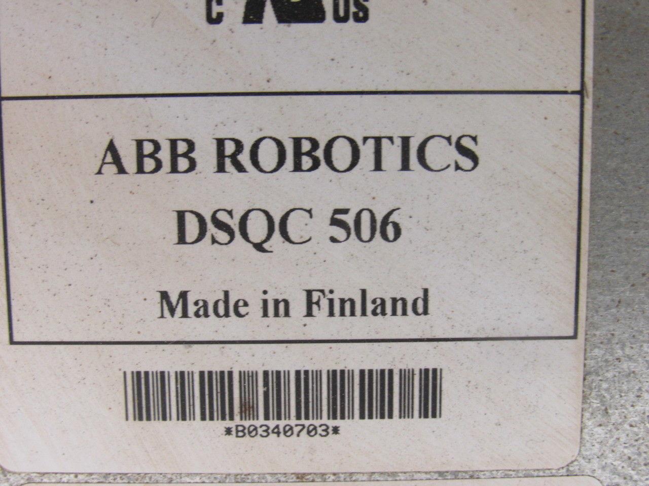 ABB Robotics SR 92B130 DSQC 506 Power Supply
