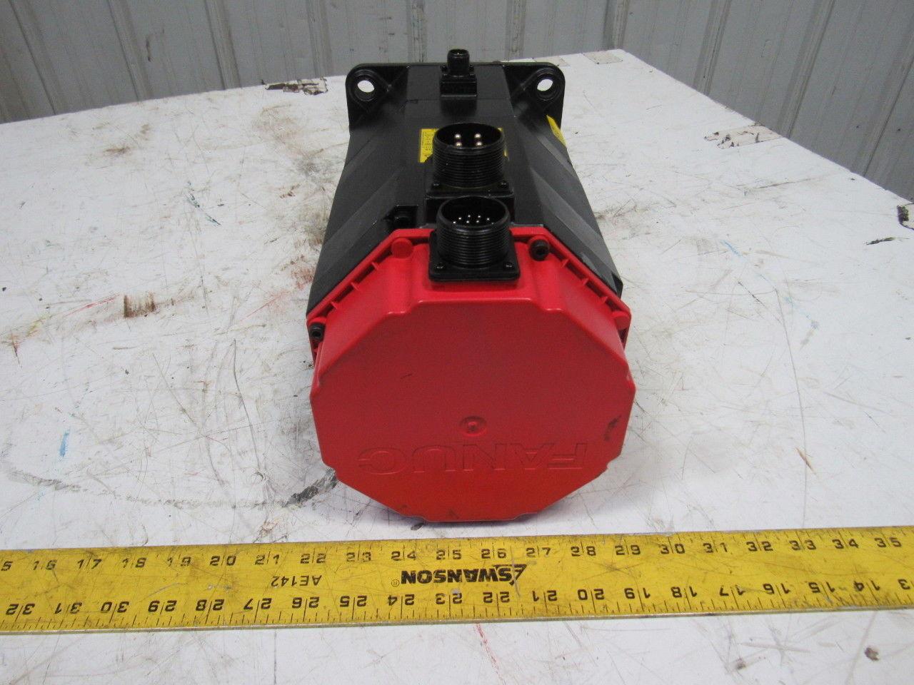 Fanuc A06B-0143-B175 #0008 a12/3000 AC Servo Motor W/Brake