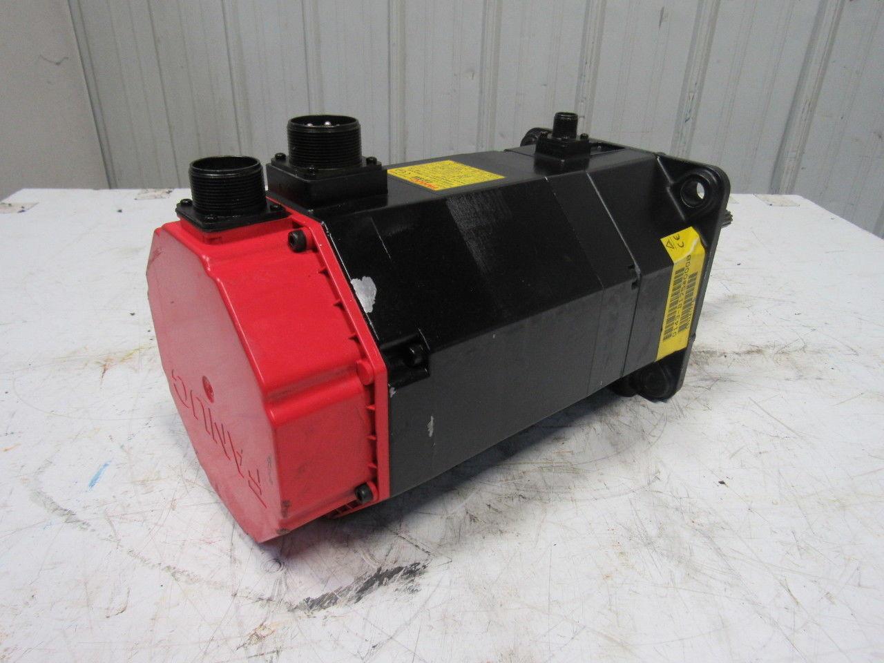 Fanuc A06B-0143-B175 #0008 a12/3000 AC Servo Motor W/Brake