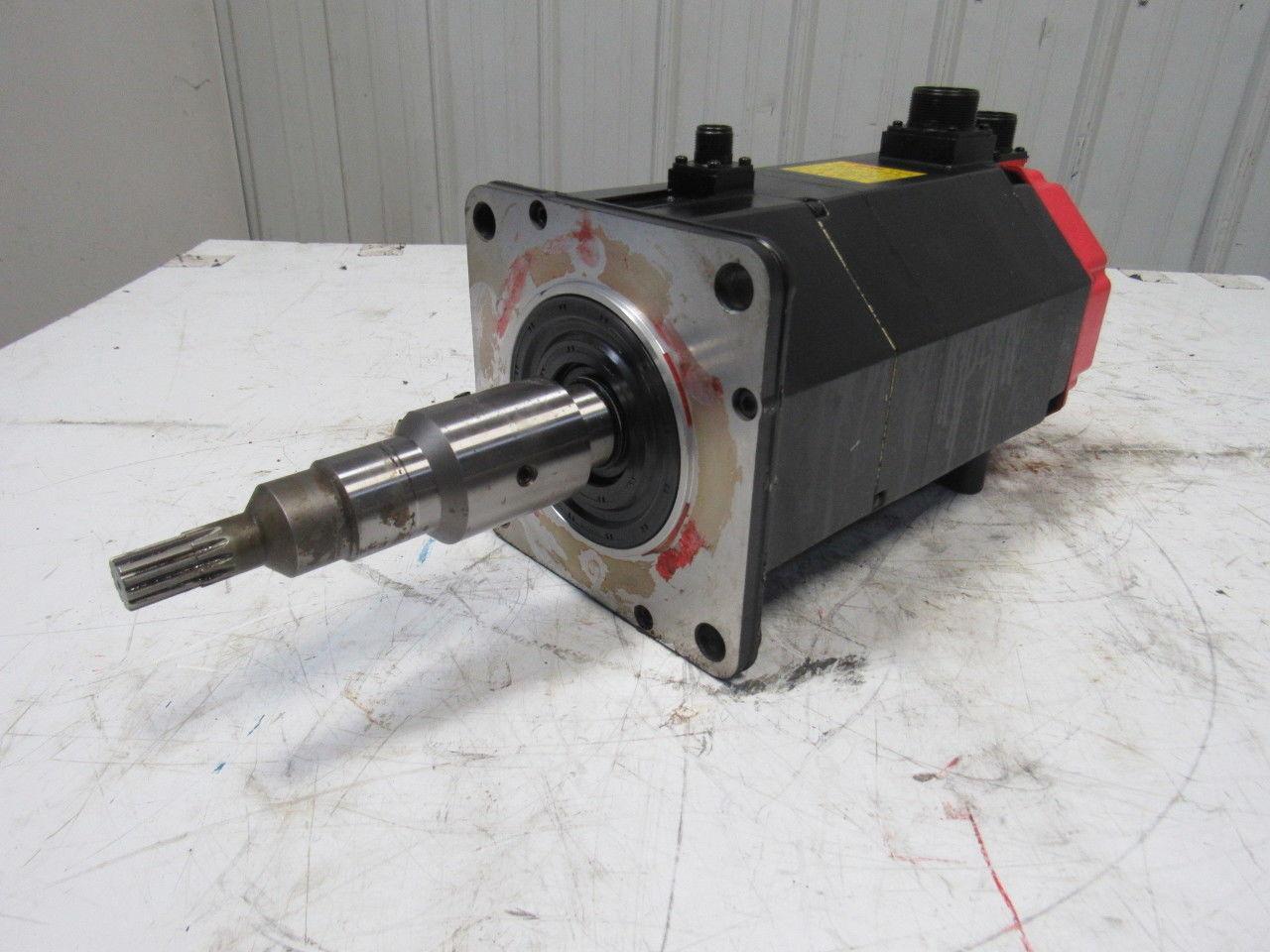 Fanuc A06B-0143-B175 #0008 a12/3000 AC Servo Motor W/Brake