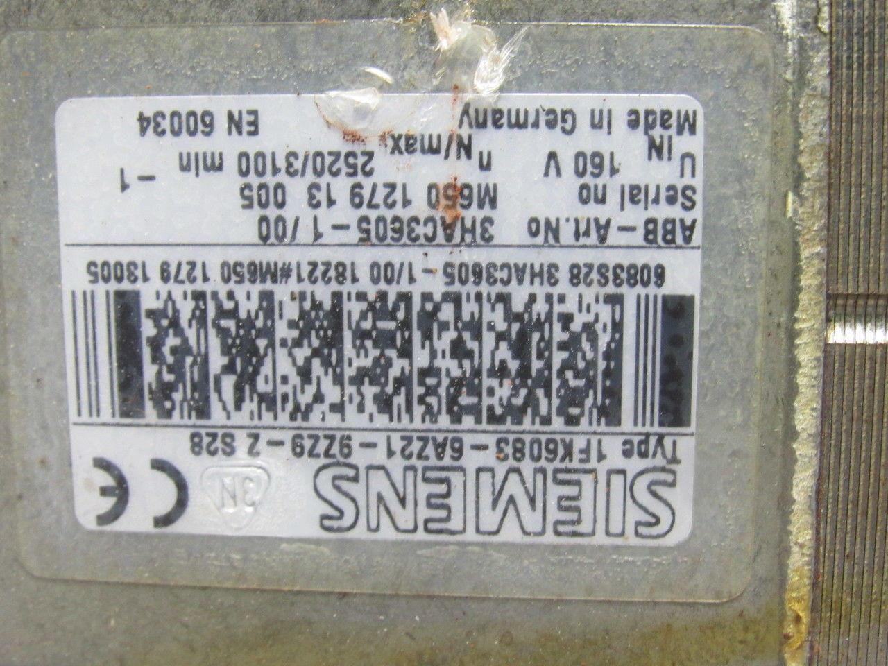 ABB Siemens 3HAC0694-2 160V 2520/3100RPM Robot Wrist Assembly W/ Servo