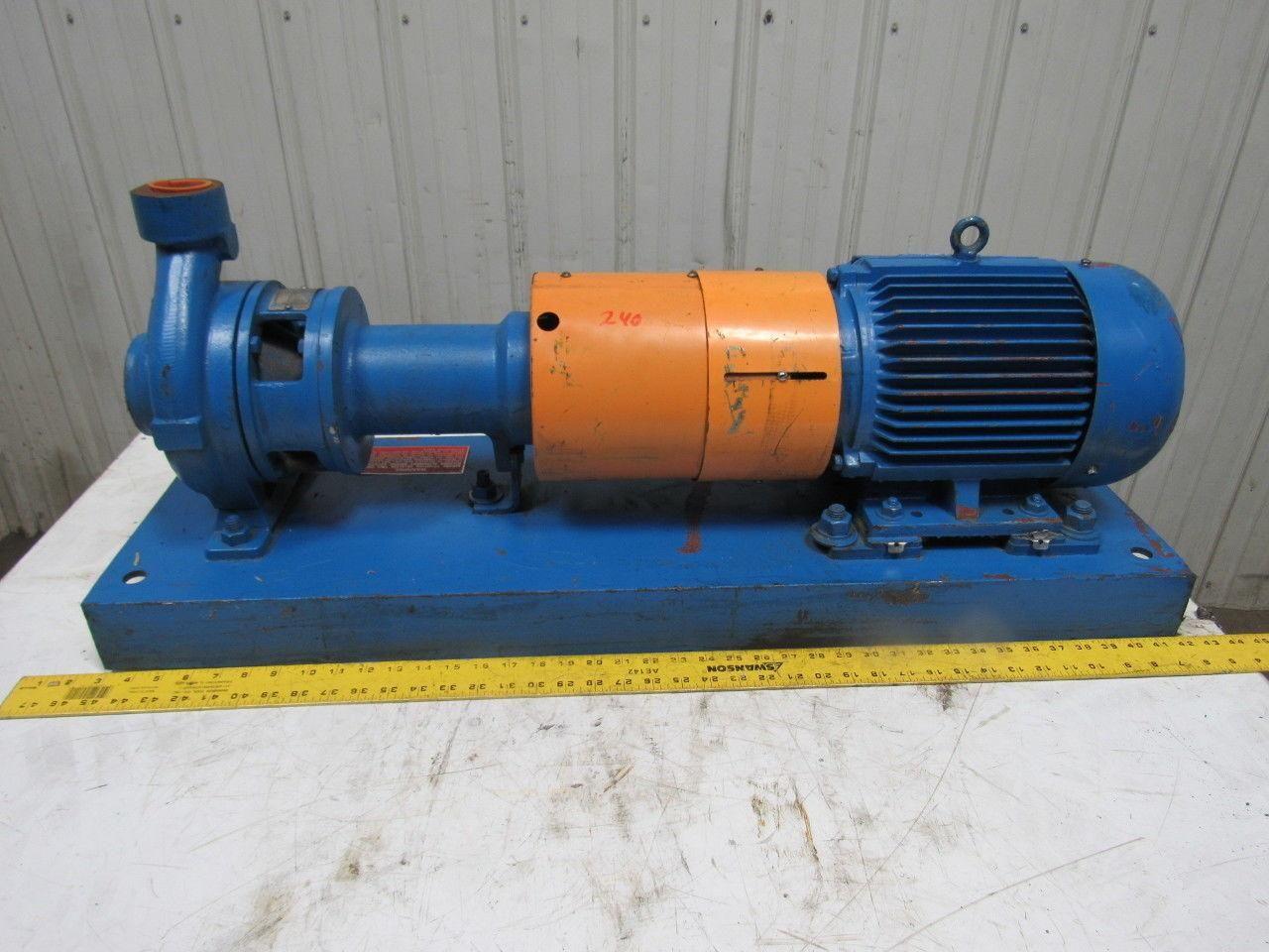 Teco TEAMHE 5Hp 3510RPM 3Ph 230/460 50/60Hz 1.5x2.5x5" Centrifugal Pump