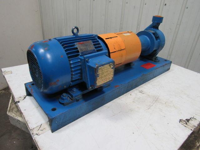 Teco TEAMHE 5Hp 3510RPM 3Ph 230/460 50/60Hz 1.5x2.5x5" Centrifugal Pump