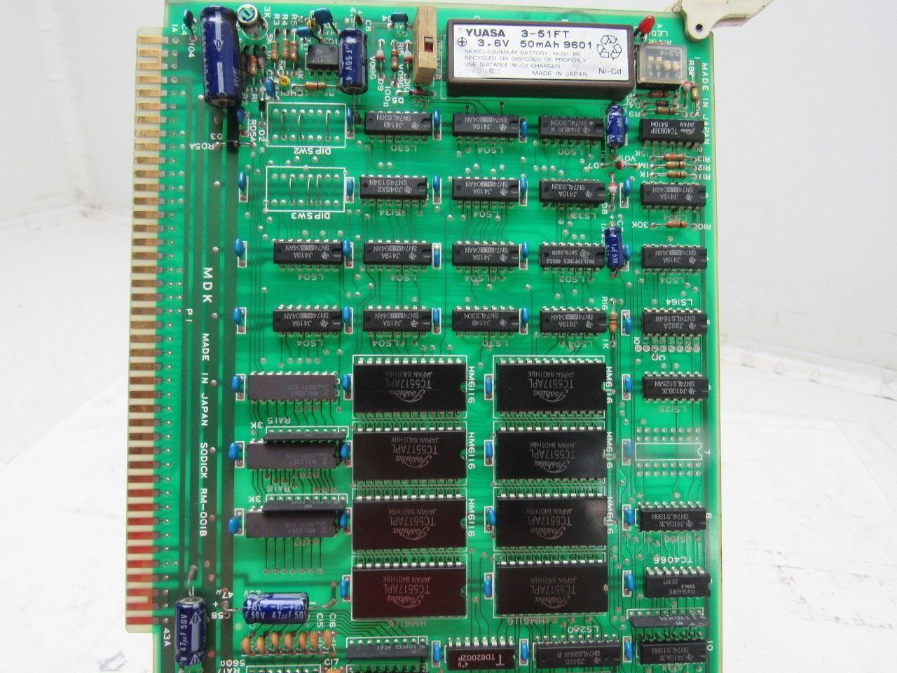Sodick RM-00IB PLC Circuit Board Card From Fine Sodick FS-A4F