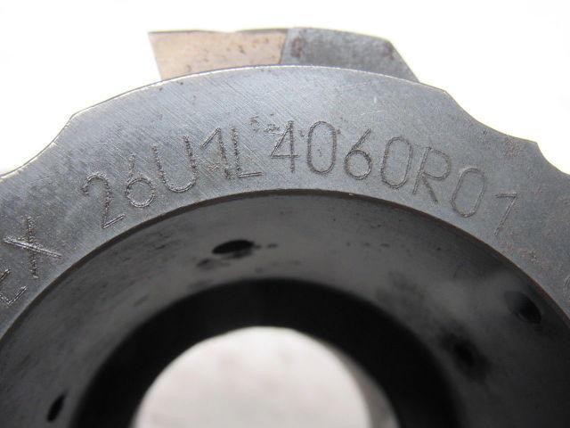 Ingersoll 26U1L4060R01 4" Indexing 6 Flute 21 Insert Shell Mill 1-1/2" Bore