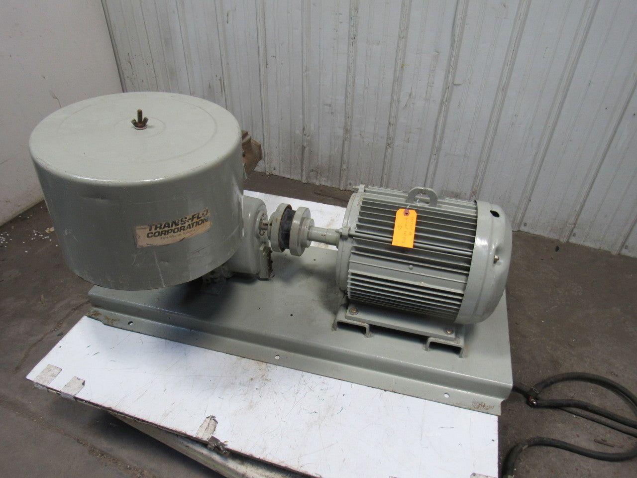 Trans-Flo 20Hp 3500RPM 230/460V Motor 3" Positive Displacement Blower Package